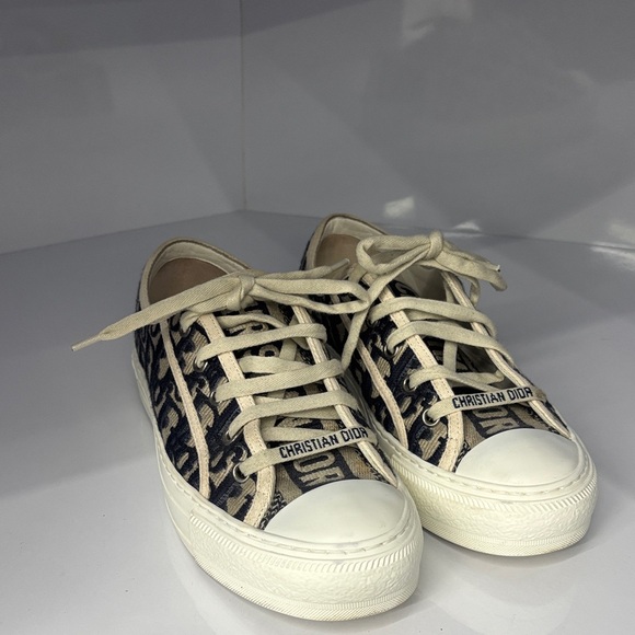 Dior Beige and Black Sneakers AUTHENTIC - Picture 1 of 3